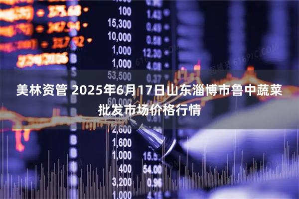 美林资管 2025年6月17日山东淄博市鲁中蔬菜批发市场价格行情