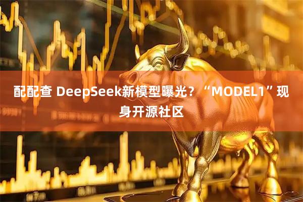 配配查 DeepSeek新模型曝光？“MODEL1”现身开源社区